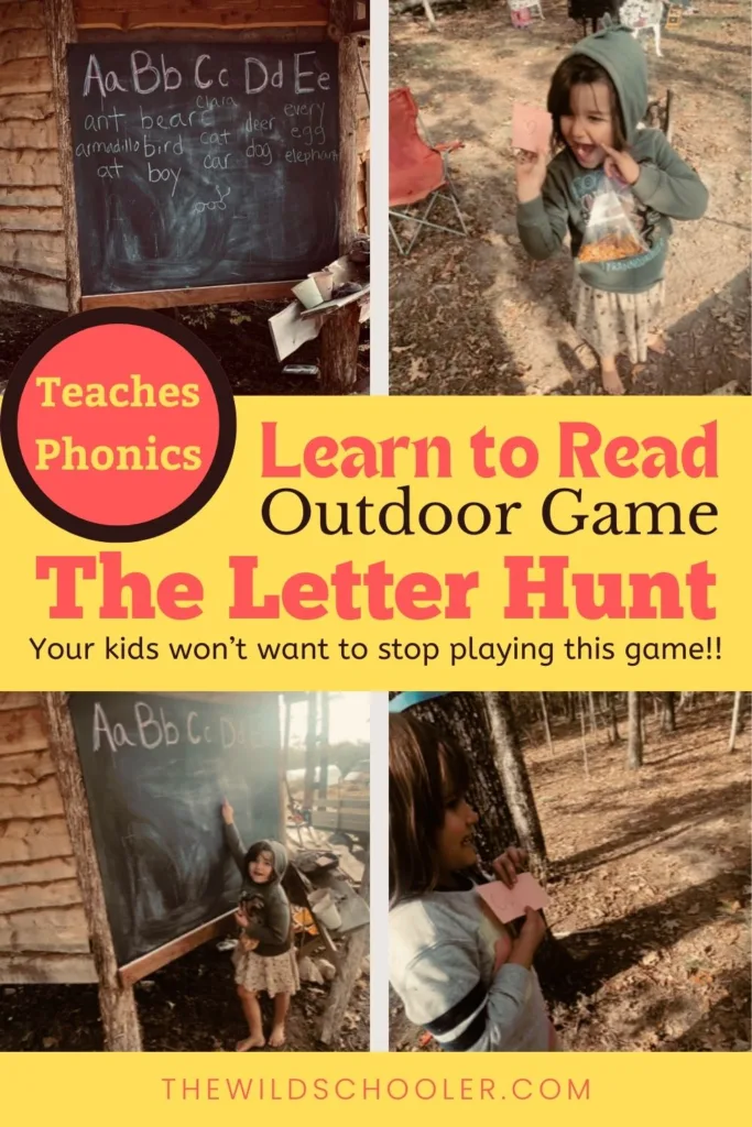 Fun Outdoor Phonics Game